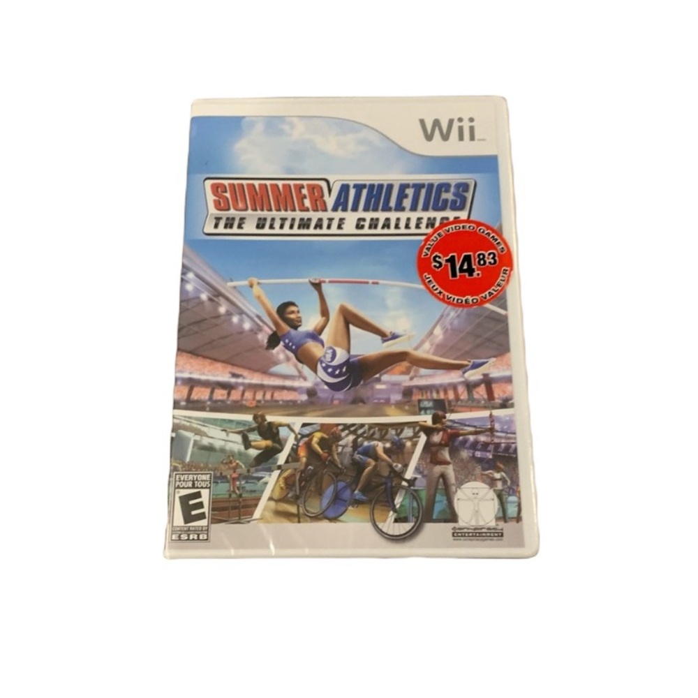 Vintage Wii Summer Athletics Ultimate Challenge 2006 video game Nintendo retro
